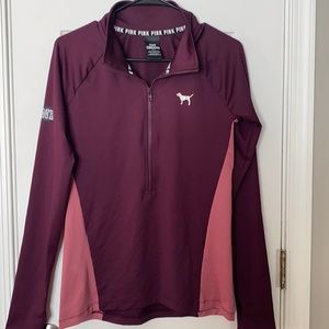 PINK Victoria’s Secret Ultimate-Sz S/P Zip up Shirt